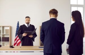 DUI lawyer represents client in Franklin County courtroom